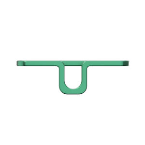 cc-clip 20mm-green-front 2d white